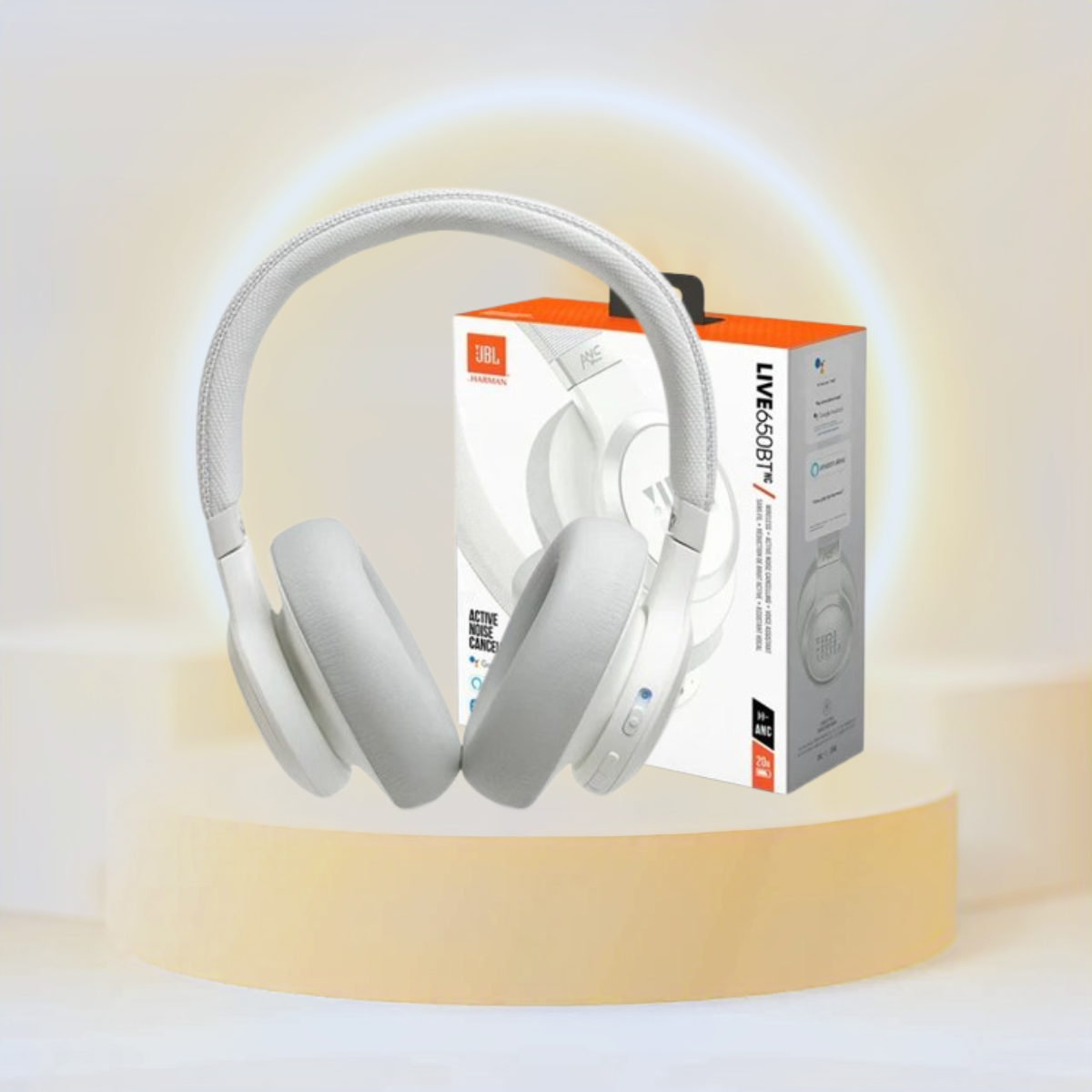 JBL LIVE 650BTNC WIRELESS OVER-EAR NOISE-CANCELLING HEADPHONES