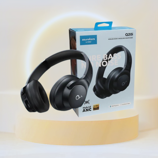 Anker Soundcore Q20i Hybrid Active Noise Cancelling Bluetooth Wireless Headphones - Black