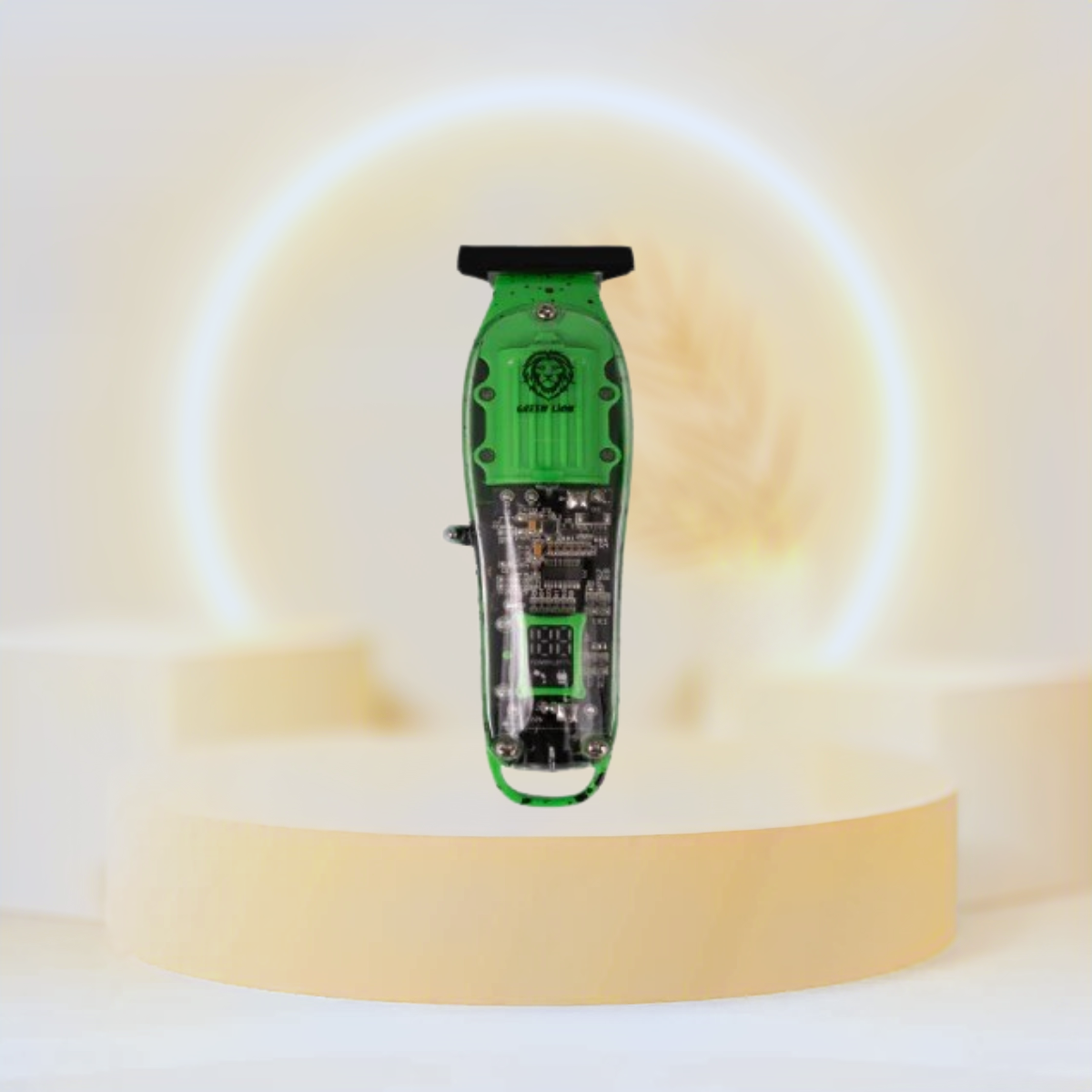 Green Lion 6000RPM USB Charging Transparent Pro Hair Trimmer 1400mAh