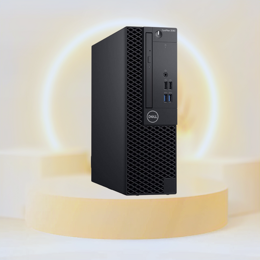 DELL 3060 Microtower – معالج Intel Core i5 من الجيل الثامن 8500 – 4 جيجابايت DDR4 – رسومات UHD 630 – قرص ثابت سعة 1 تيرابايت