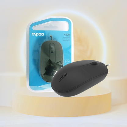 Rapoo N200 Wired Optical Mouse with 1600DPI