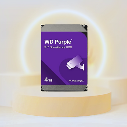 Western Digital 4TB WD Purple Surveillance Internal Hard Drive 3.5 Inch SATA upto 175MB/s Transfer Rate