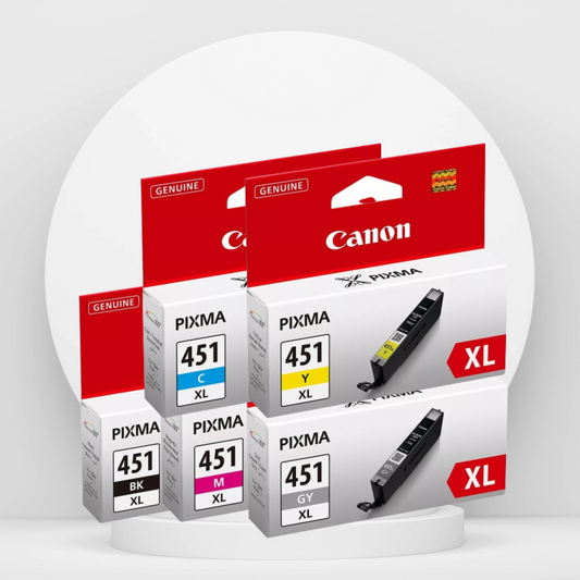 Canon Pixma CLI-451XL GY High Yield Original Ink Cartridge, 6476B001