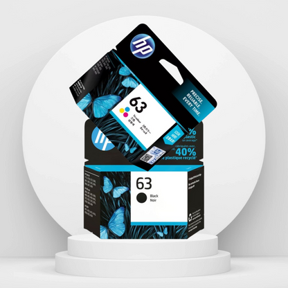 HP 63  Original Ink Cartridge, F6U61AA