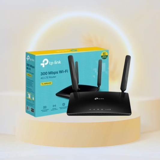 راوتر TP-Link TL-MR6400 اللاسلكي بسرعة 300 ميجابت في الثانية بتقنية 4G LTE