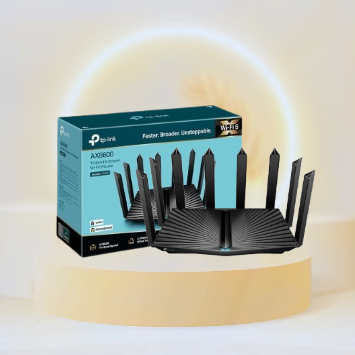 TP-Link Archer AX90 AX6600 Tri-Band Wi-Fi 6 Router