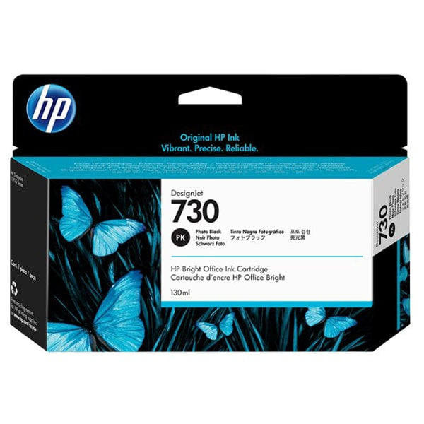 HP 730 130-ml  DesignJet Original Ink Cartridge, P2V64A,