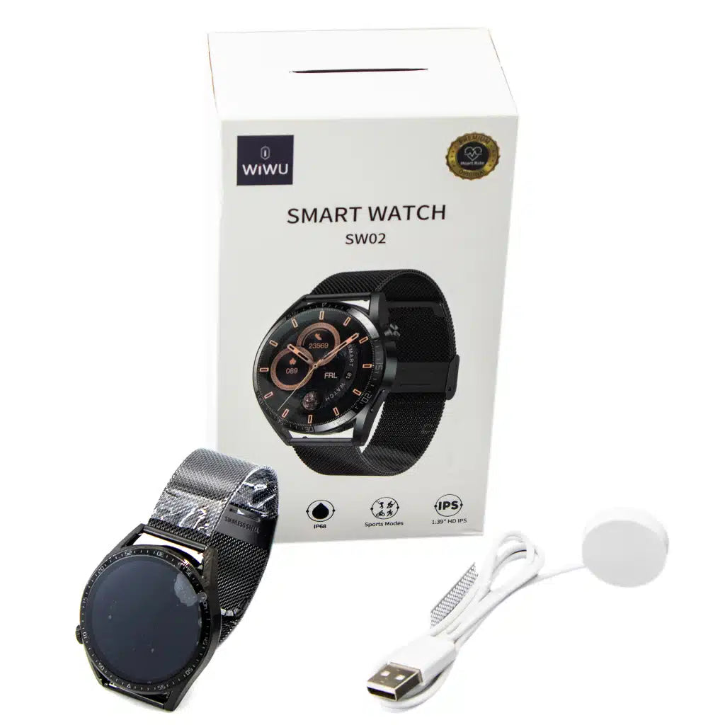 Wiwu Sw02 Sport Smart Watch Black