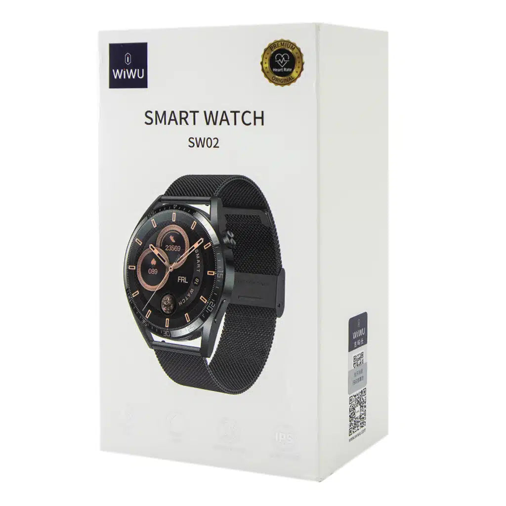 Wiwu Sw02 Sport Smart Watch Black