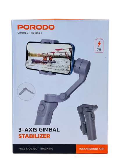 Porodo 3-Axis Anti shake Gimbal P5