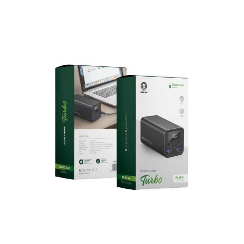 Turbo Power Bank 20000mAh Green Lion