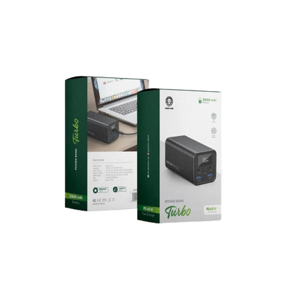 Turbo Power Bank 20000mAh Green Lion