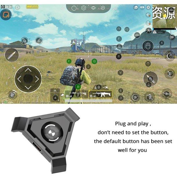 PUBG Gaming Bluetooth Keyboard Mouse Converter, Mobile Gamepad Controller, for Android Phone To PC