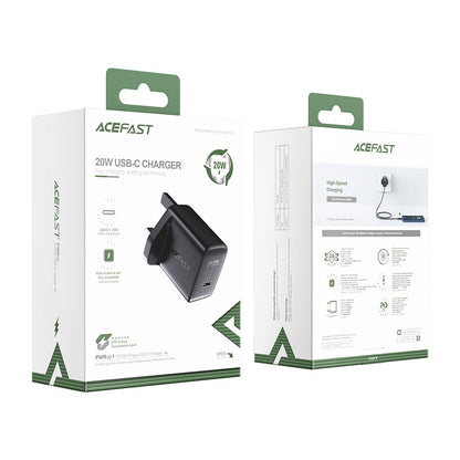 AceFast Fast Charge Wall Charger A4 PD3.0 20W (1xUSB-C) UK