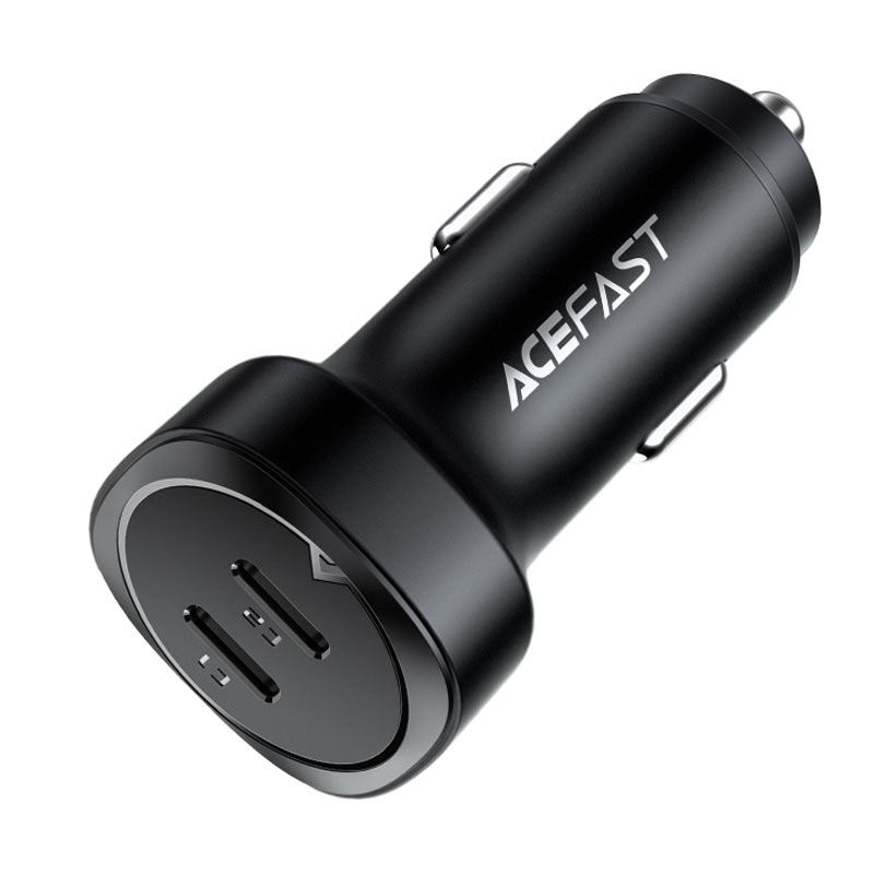 شاحن سيارة AceFast Fast Charge B2 72W (2xUSB-C) 