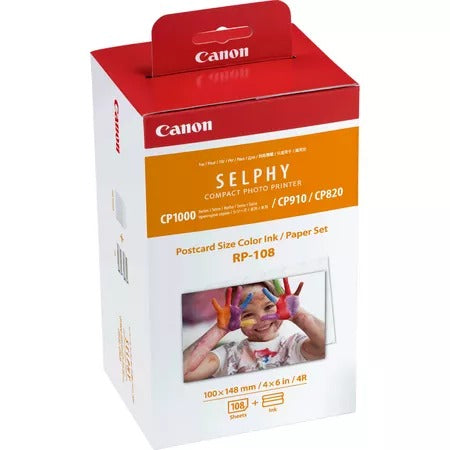 Canon RP-108 High-Capacity Color Ink/Paper Set