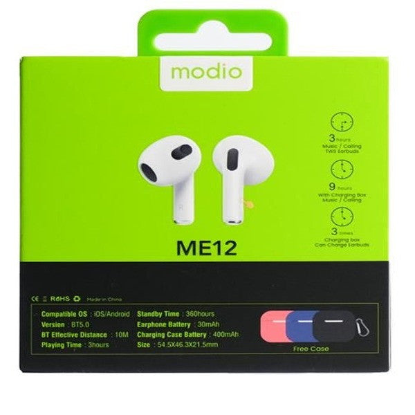 Modio ME12 Wireless Bluetooth Headset