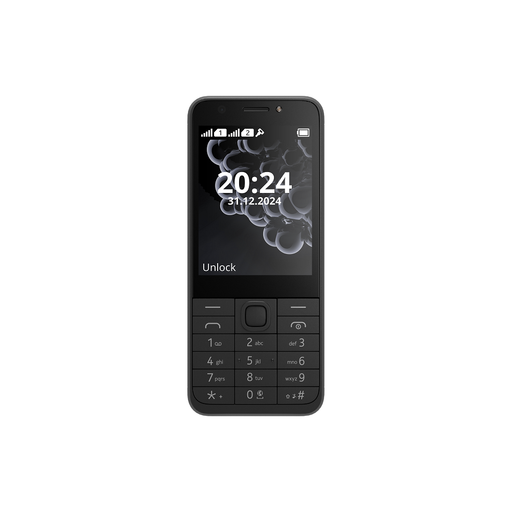 Nokia 230 DS With Type-C (TA-1609)  Black , White