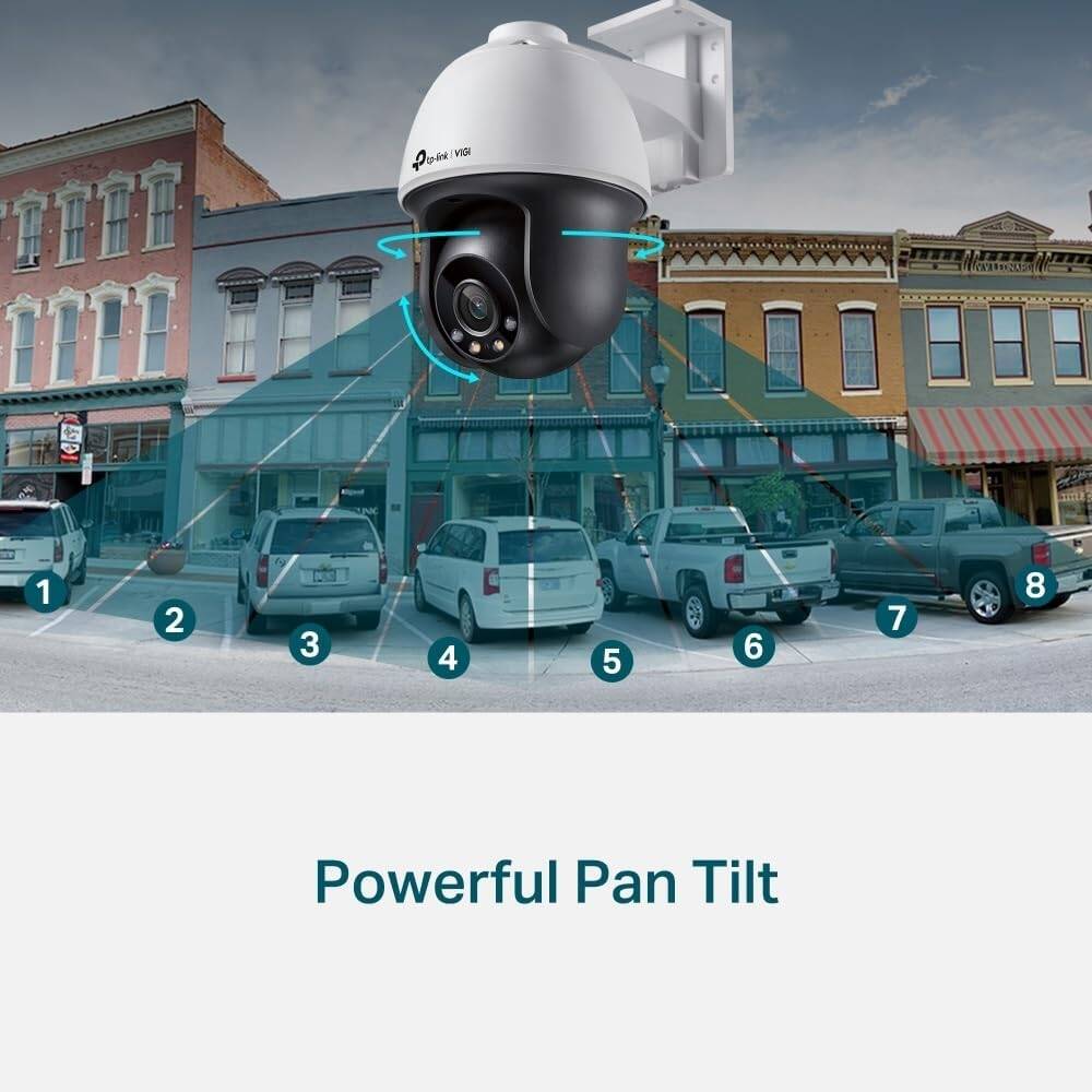 TP-LINK 4MP IP-Cam (4mm Lens) Full-Color Pan/Tilt Network Camera