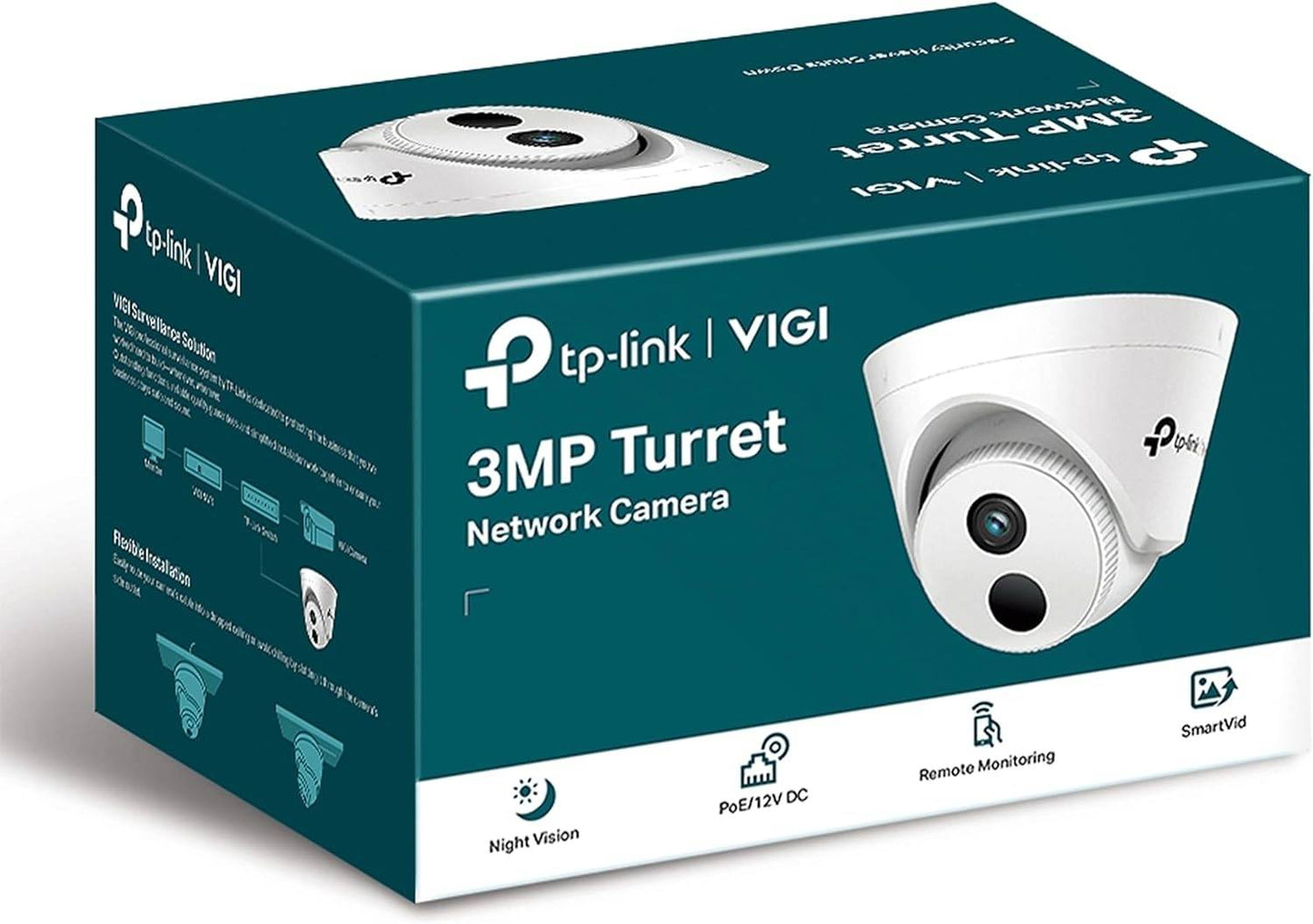 TPLink VIGI C400HP4 3MP Turret IP Netzwerkkamera