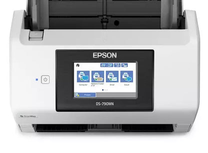 ماسح ضوئي لاسلكي بتقنية التغذية التلقائية للأوراق من EPSON WorkForce DS-790WN متصل بشبكة WiFi