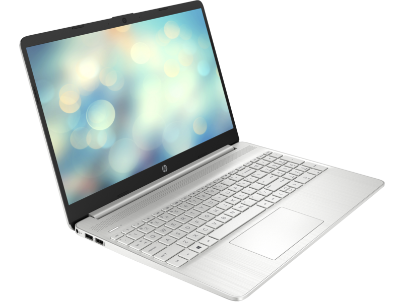 كمبيوتر محمول HP 15S-FQ0004NIA Intel Celeron-N4120 4GB RAM 256 SSD 15.6 بوصة بدون نافذة - فضي