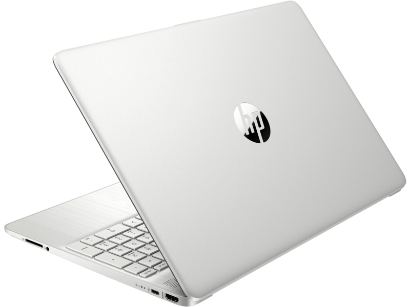 كمبيوتر محمول HP 15S-FQ0004NIA Intel Celeron-N4120 4GB RAM 256 SSD 15.6 بوصة بدون نافذة - فضي