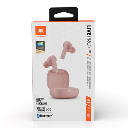 JBL LIVE PRO+ TWS TRUE WIRELESS NOISE CANCELLING EARBUDS - PINK