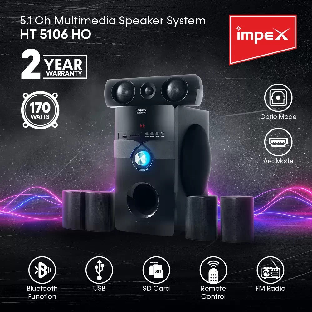 Impex 5.1Channel Home Theatre BANG