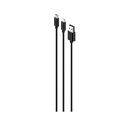 Oraimo, Duraline OCD-D61 2 In 1 Micro USB Data Cable Fast For Two - Black