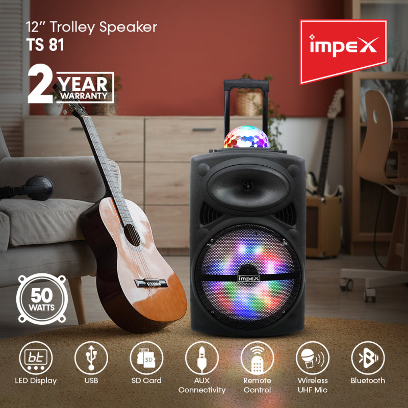 mpex Wireless Trolley Speaker TS81