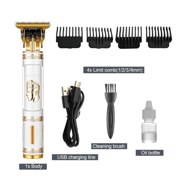 Daling DL-1535 USB Rechargeable Hair Clipper Electric Hair Trimmer